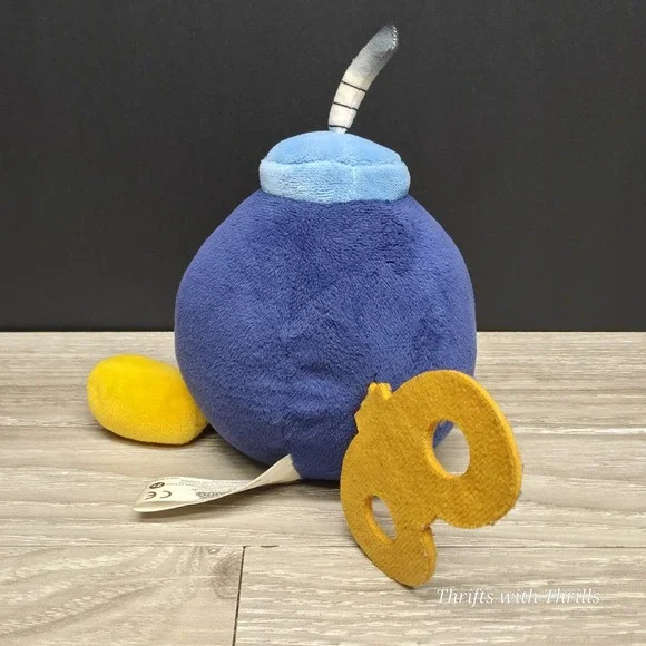 Super Mario Bros - Bomb Plush BOB-OMB Stuffed Toy - Nintendo 6" Plush - Picture 5 of 10